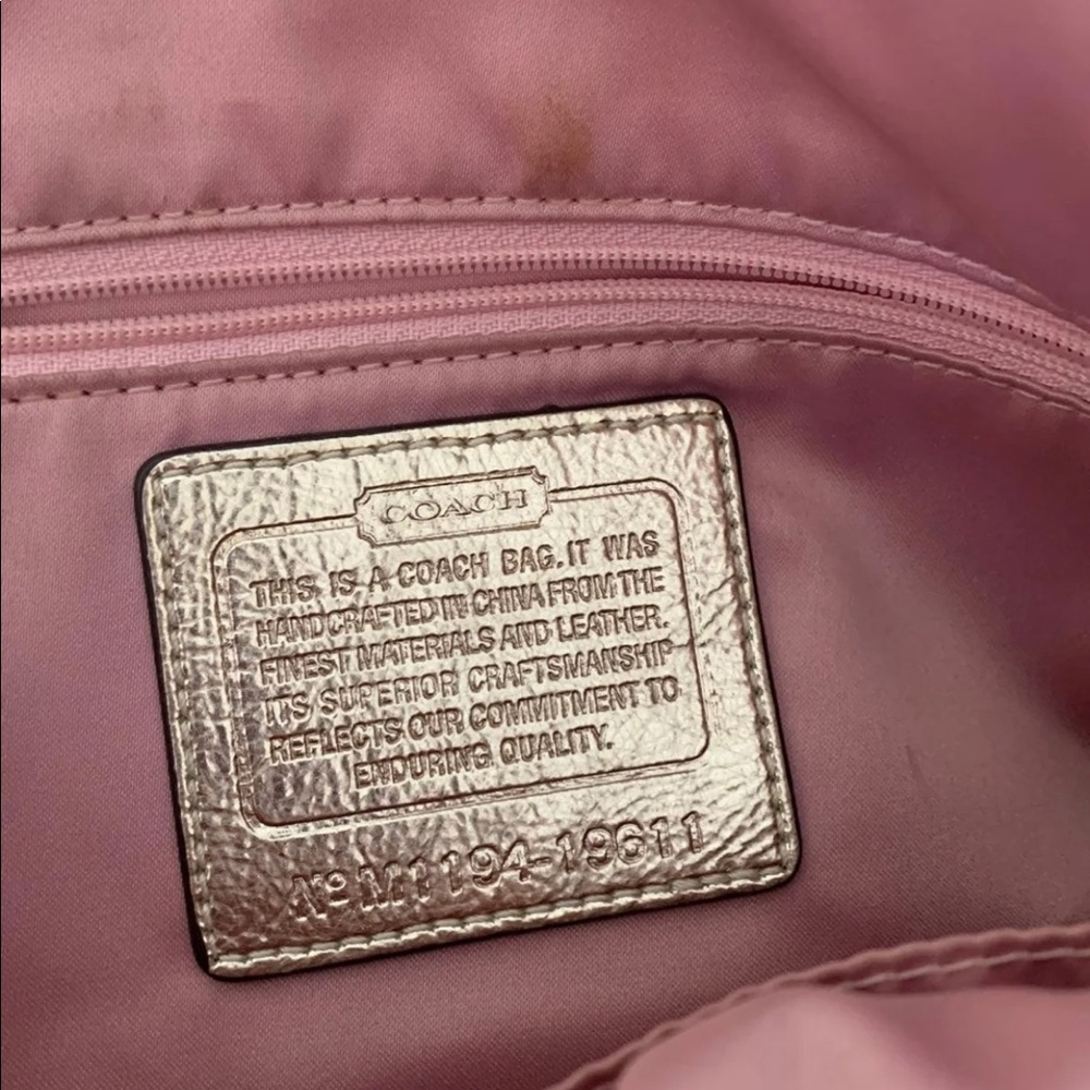 Coach poppy signature sequined Madaras - Picture 4 of 9